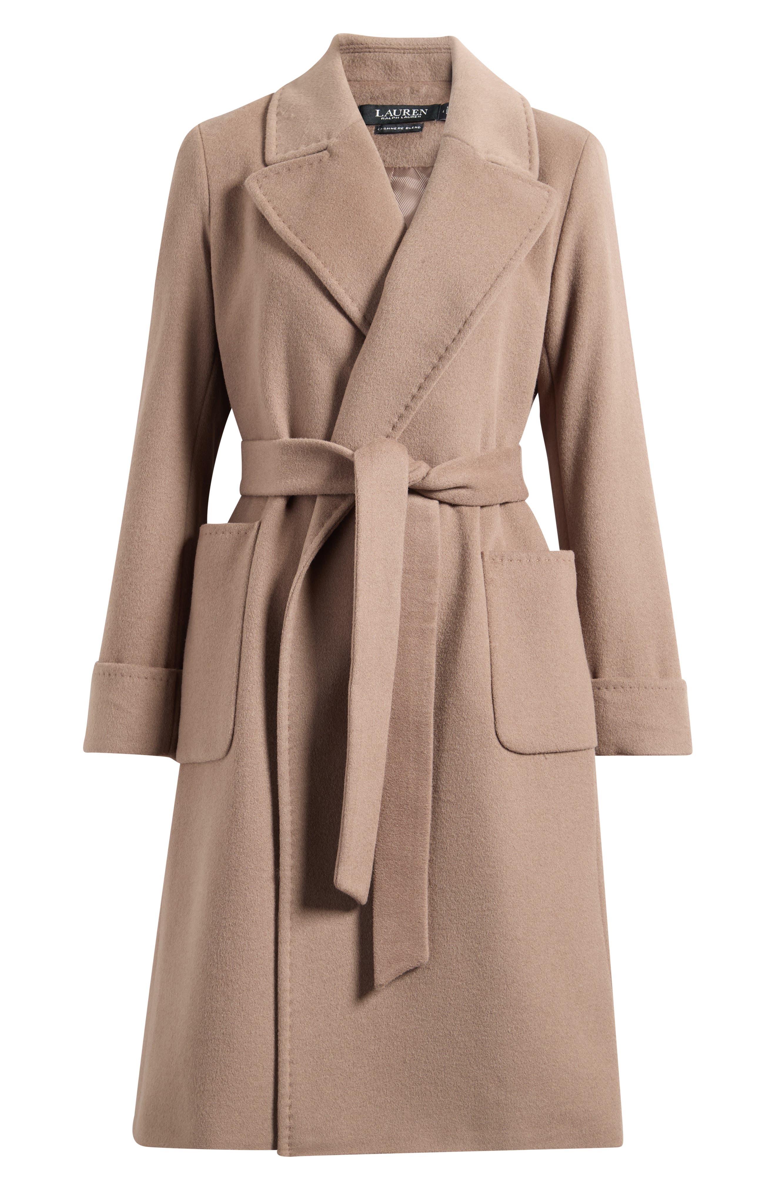 Wool Blend Wrap Coat (Women) | Nordstrom