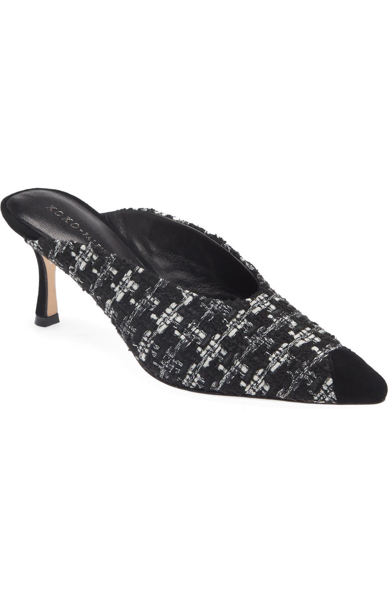 KOKO + PALENKI Janie 2 Tweed Mule Pump, Main, color,