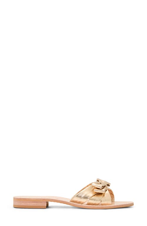 Jack Rogers Brightly Bow Slide Sandal In Jacks Platinum
