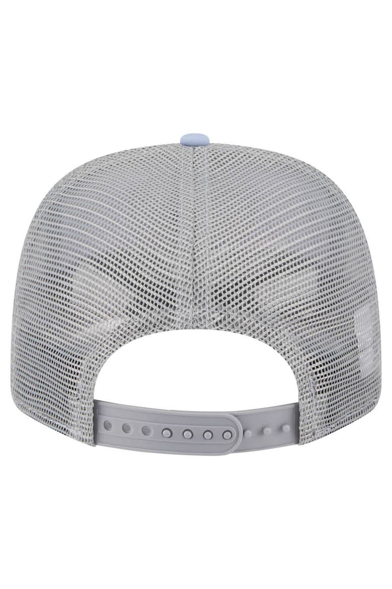 Men's New Era Light Blue/Gray Brooklyn Nets Adventure Aloha Pattern 9SEVENTY Stretch-Snap Hat, Alternate, color, Light Blue