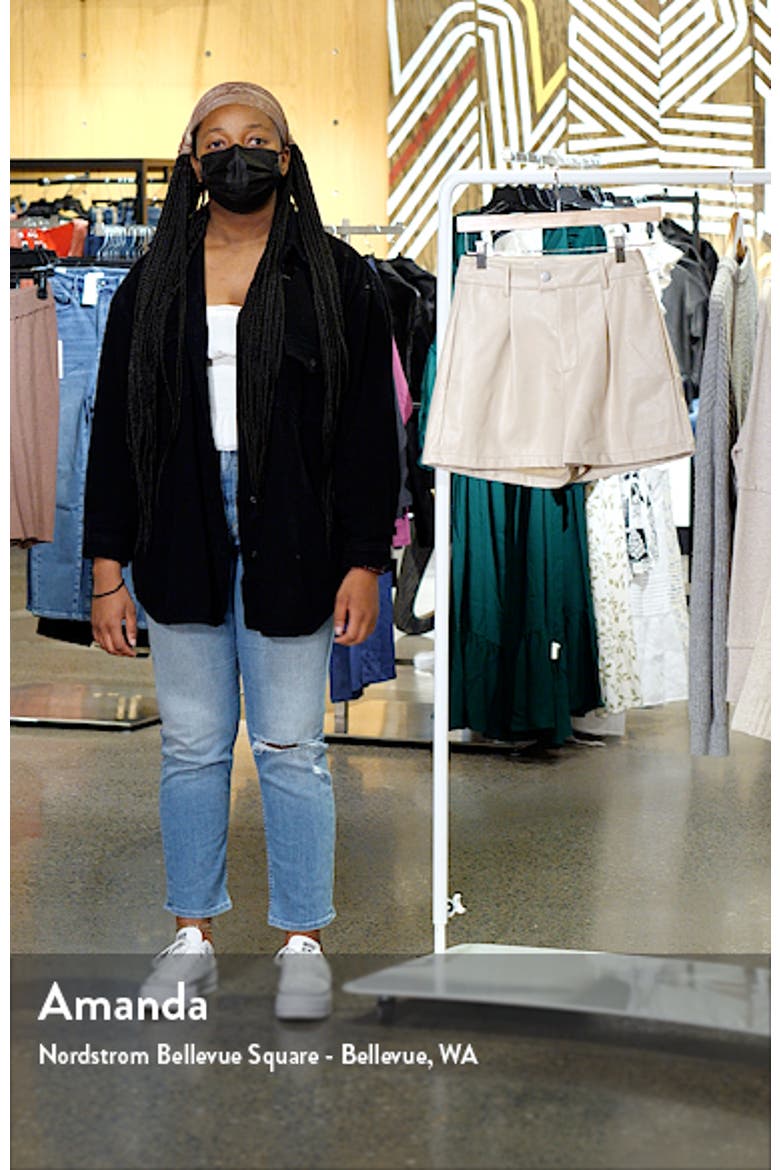 Faux Leather Shorts video