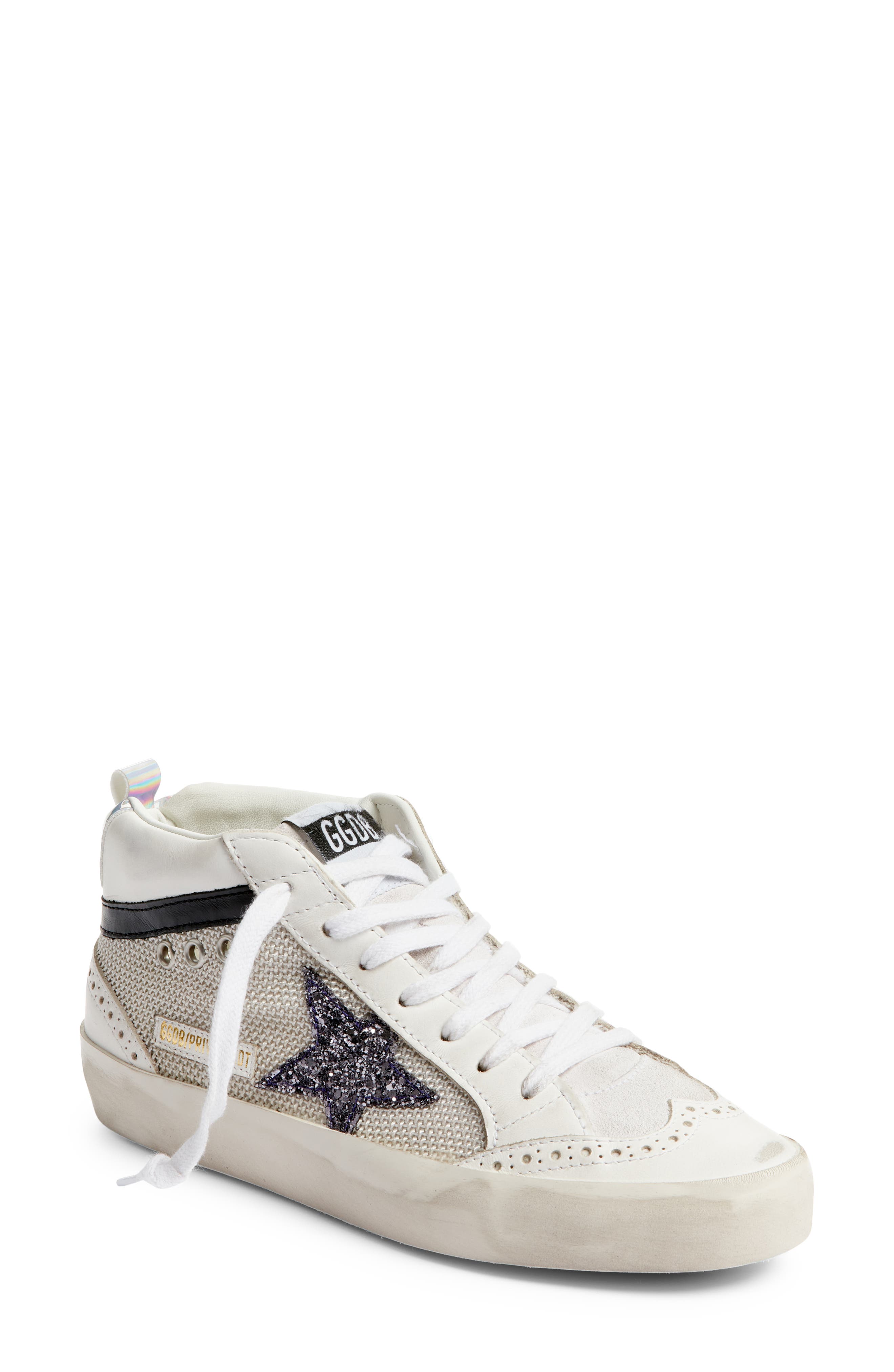 Golden Goose Mid Star Low Top Sneaker, Main, color, 