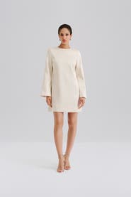 Malina Elna Bow Detailed Mini Dress