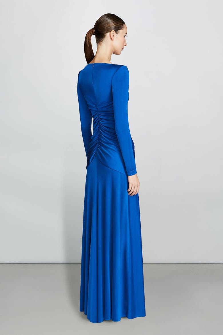 Thea Gown, Alternate, color, SAPPHIRE