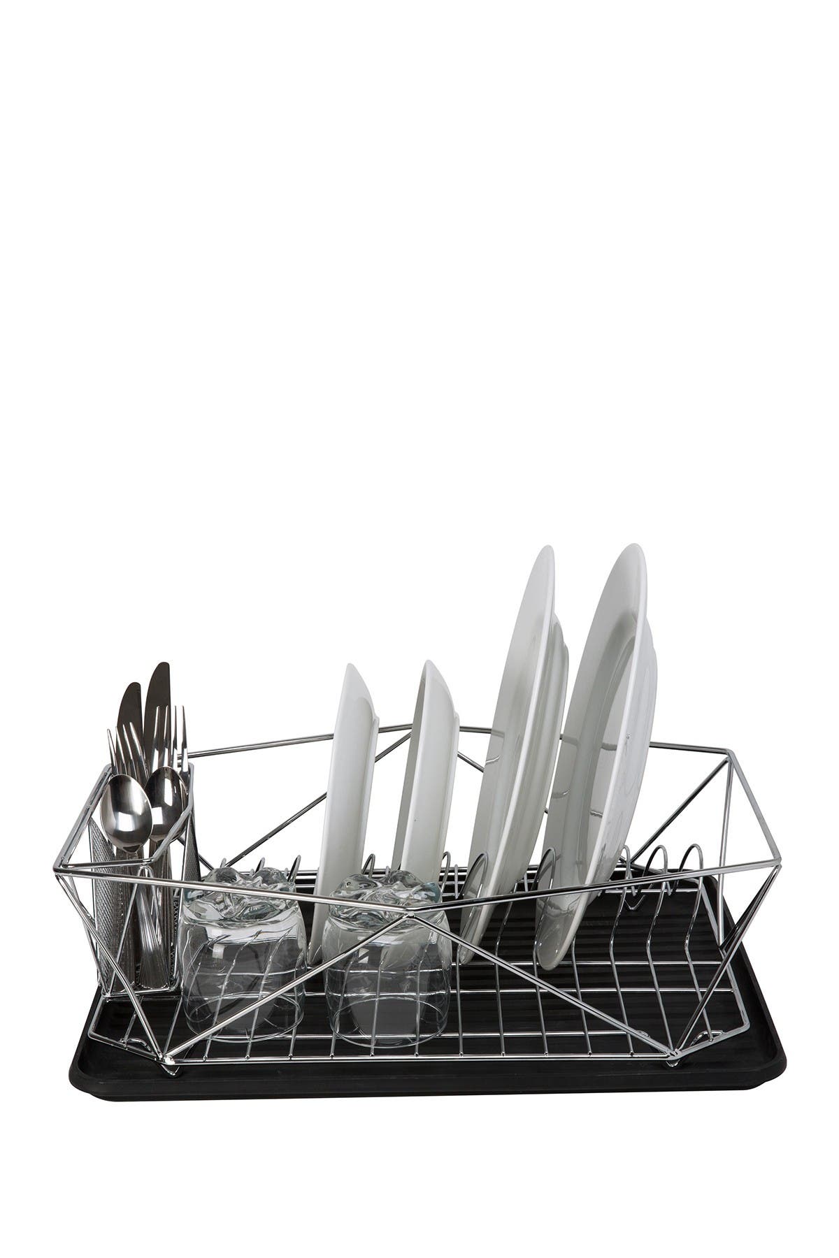 KENNEDY INTERNATIONAL Kitchen Details Geode Dish Rack - Chrome ...
