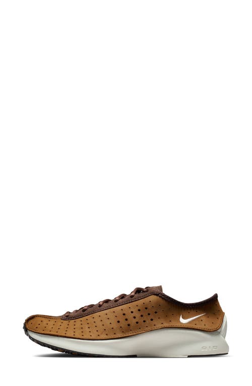 Nike Air Superfly Perforated Nubuck And Suede Sneakers In Brown