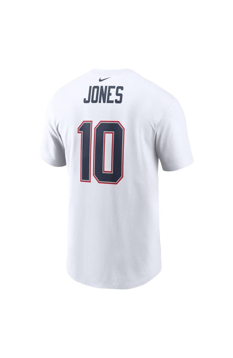 Nike Men's Nike Mac Jones White New England Patriots Player Name & Number T-Shirt, Alternate, color, 