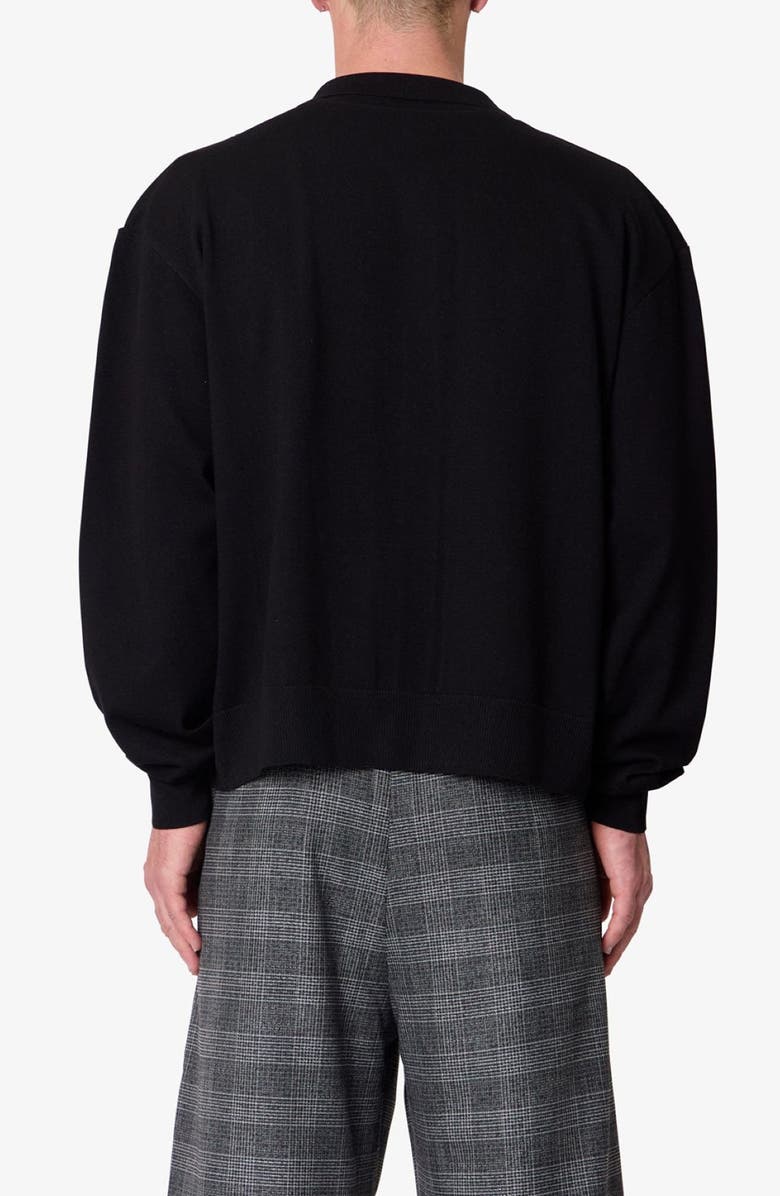 mnml Stripe Collar Cardigan, Alternate, color,