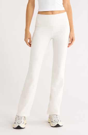Cozy Tech High Waist Straight Leg Pants