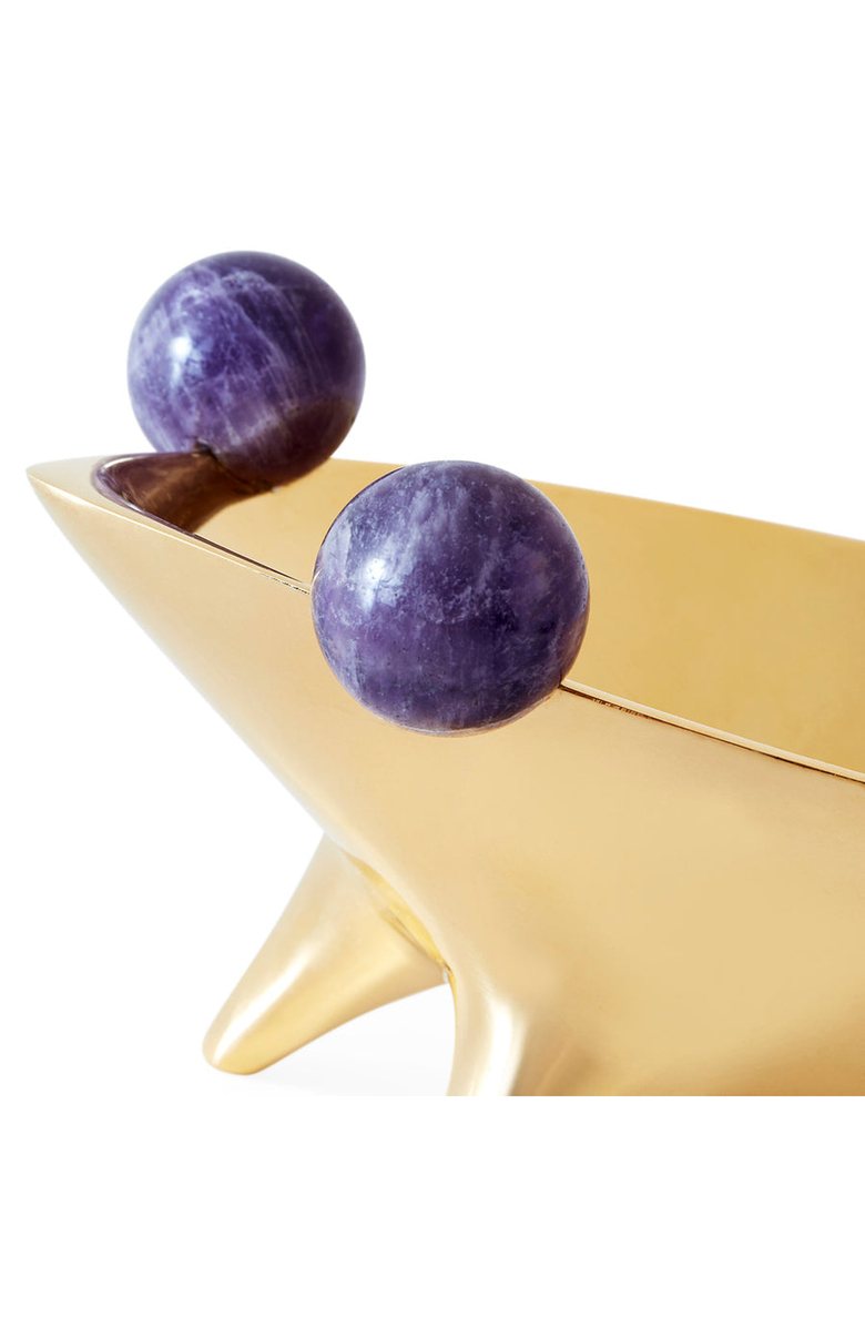 Jonathan Adler Brass Frog Decorative Bowl, Alternate, color, 