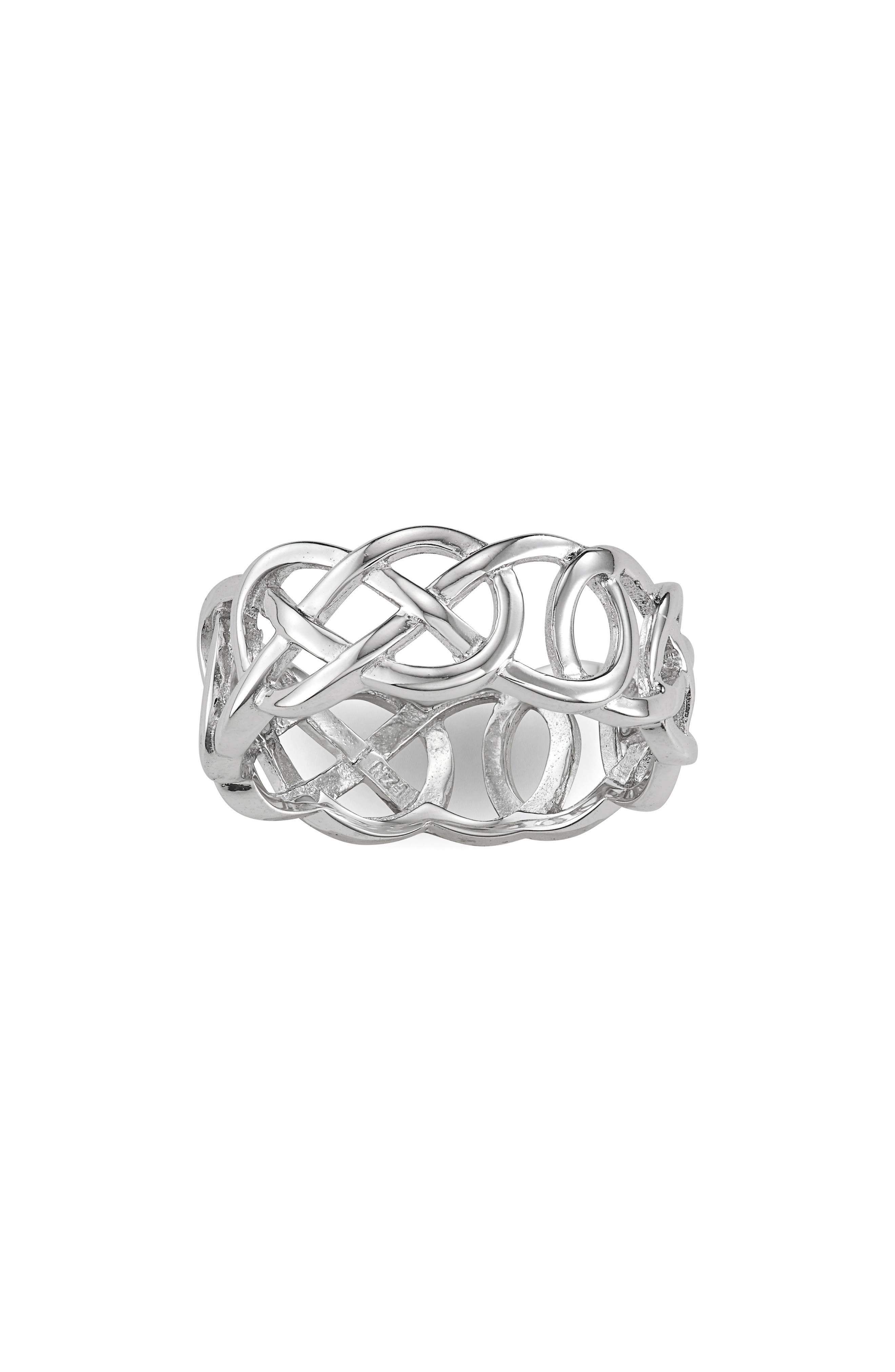 FZN Sterling Silver Band Ring