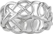 FZN Sterling Silver Band Ring