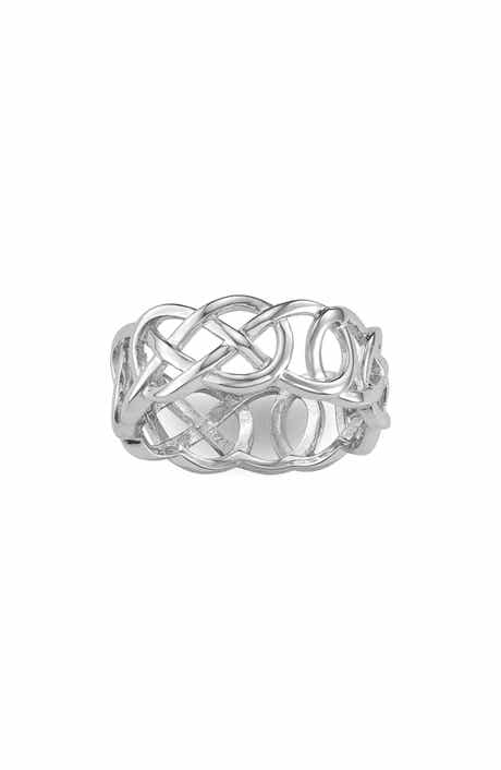 FZN Sterling Silver Band Ring