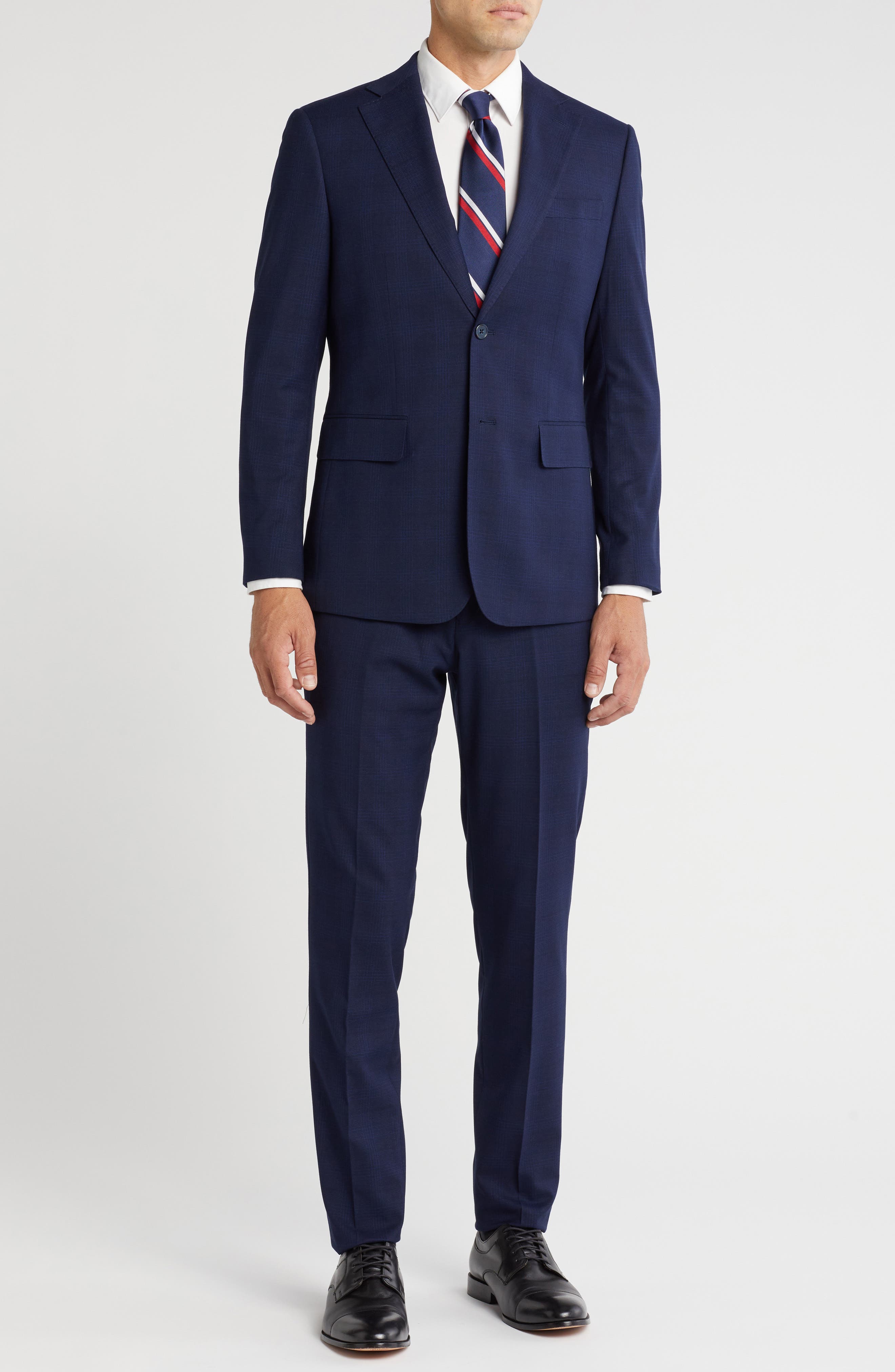 English Laundry Notched Lapel Two-Piece Suit