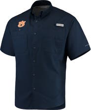 Columbia Men's Columbia Navy Auburn Tigers PFG Tamiami Shirt