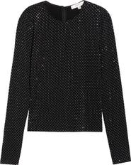 FRAME The Rhinestone Jersey Top