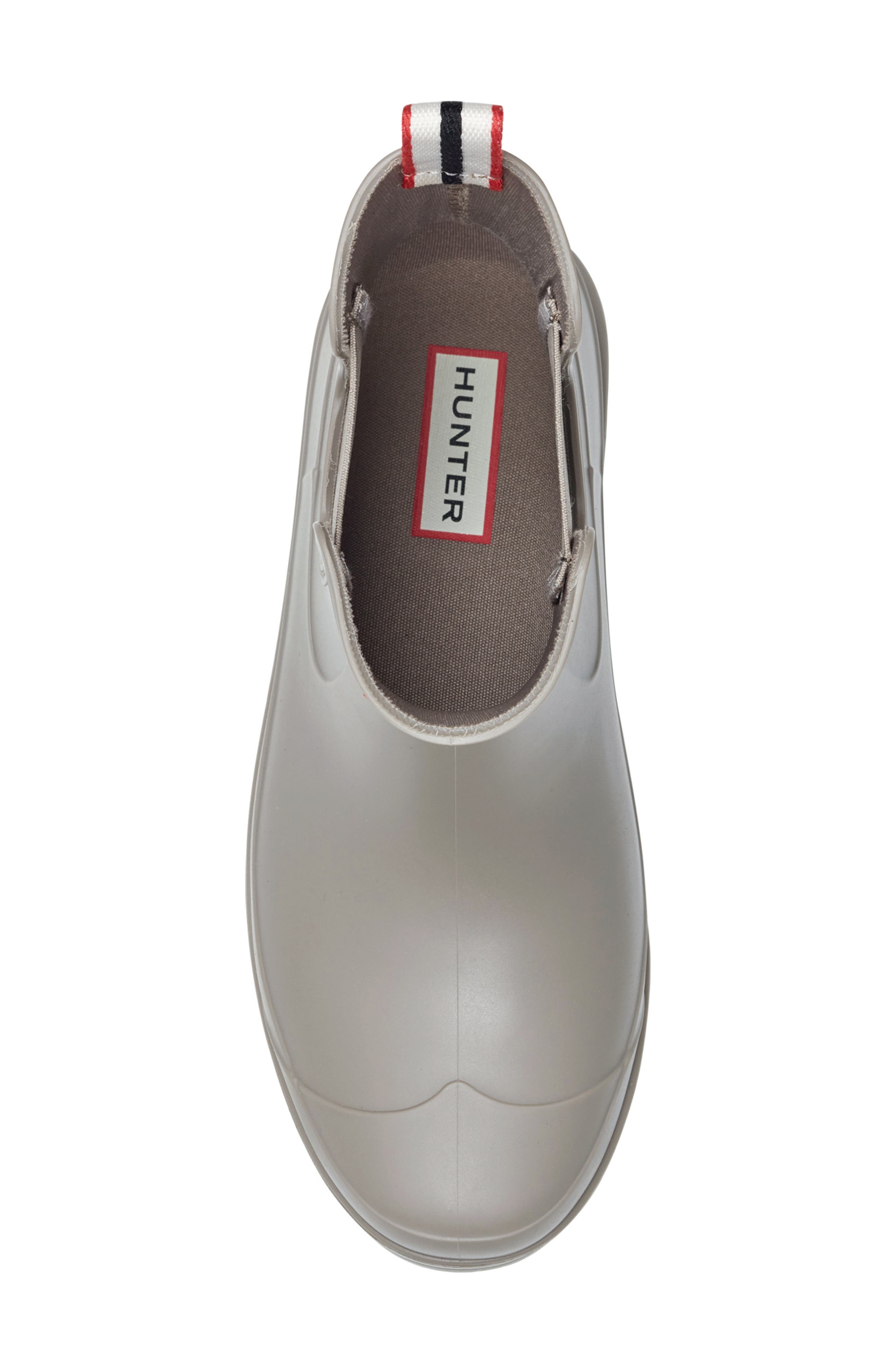 Hunter Tabitha Chelsea Waterproof Rain Boot, Alternate, color, Taupe