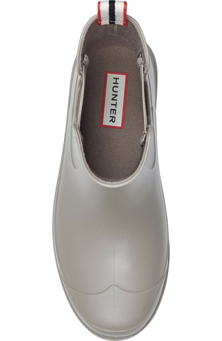 Hunter Tabitha Chelsea Waterproof Rain Boot, Alternate, color, Taupe