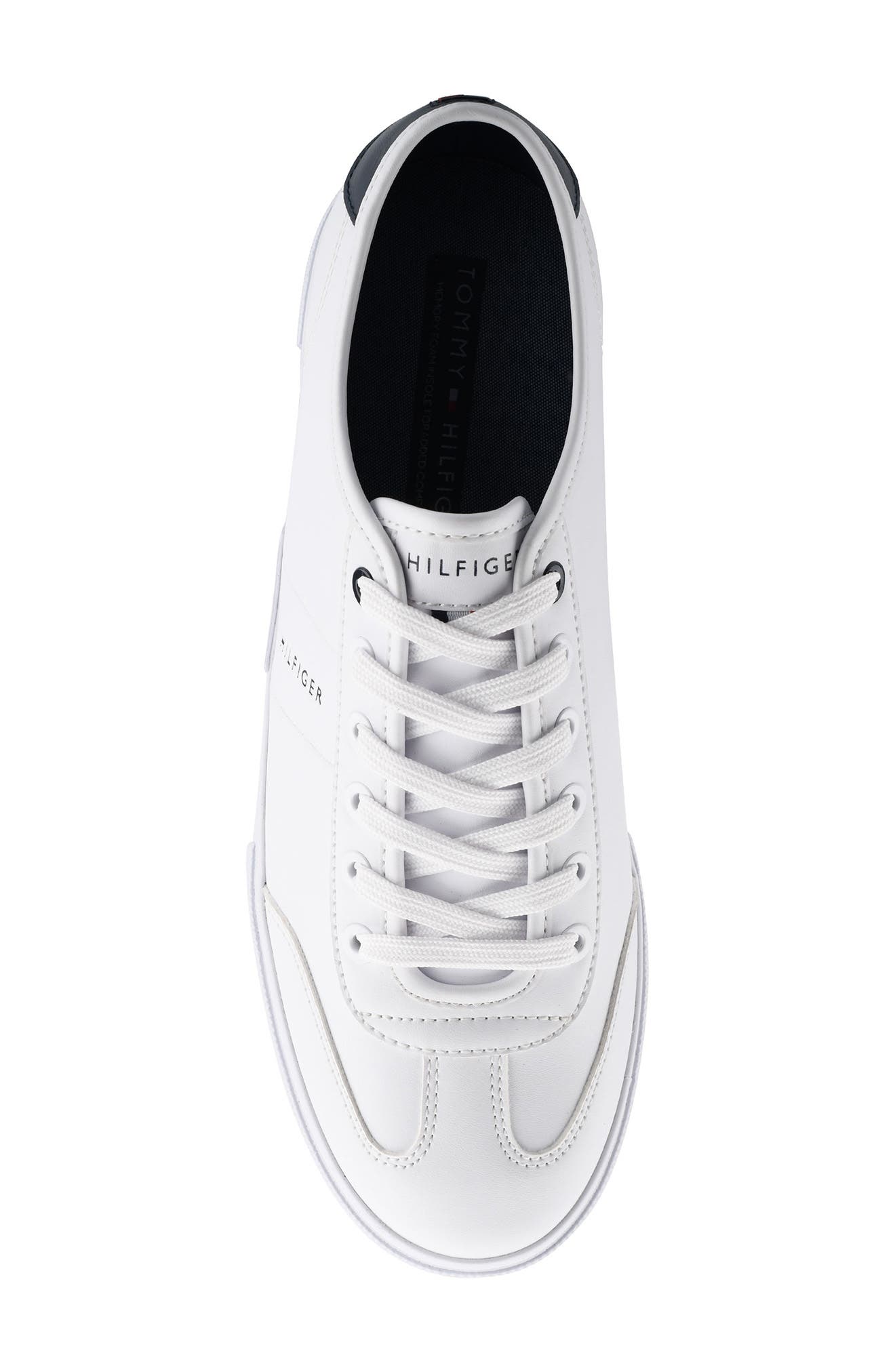 Tommy Hilfiger Pandora Faux Leather Low Top Sneaker, Alternate, color, Whisy