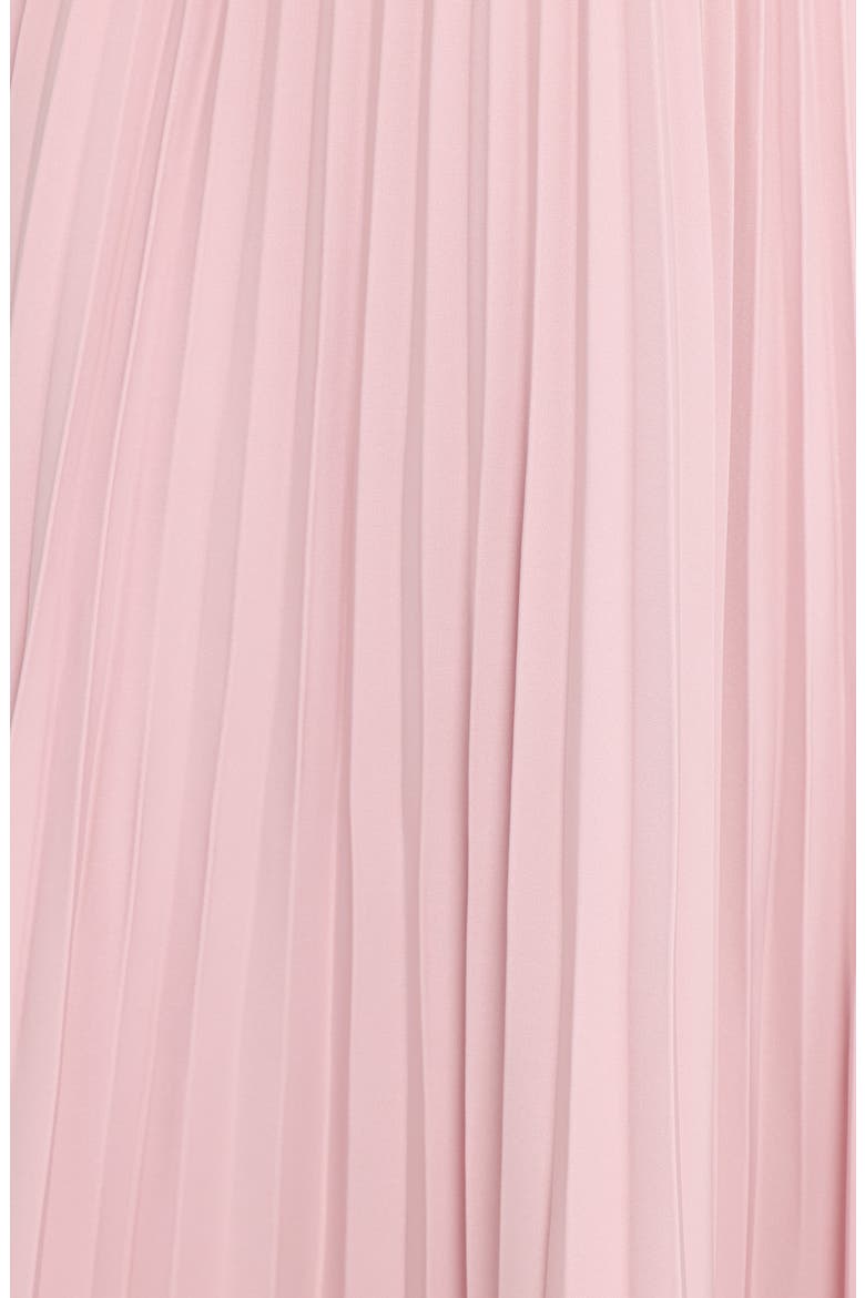 Liliana Pleated High Waist Midi Skirt, Alternate, color, PINK