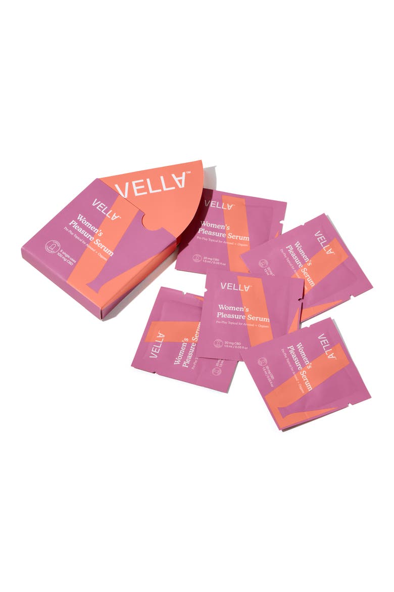 Women's Pleasure Serum 5-Pack Sachet with CBD, Alternate, color, NO COLOR