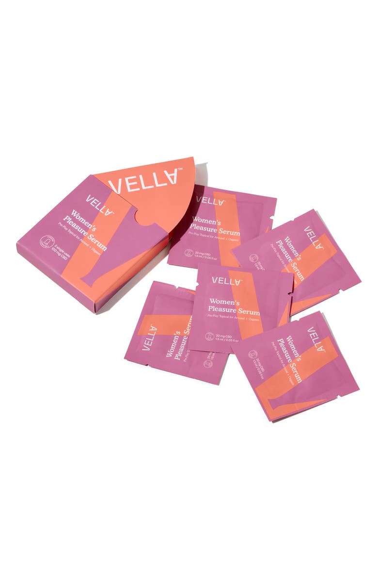 VELLA Women's Pleasure Serum 5-Pack Sachet with CBD, Alternate, color,