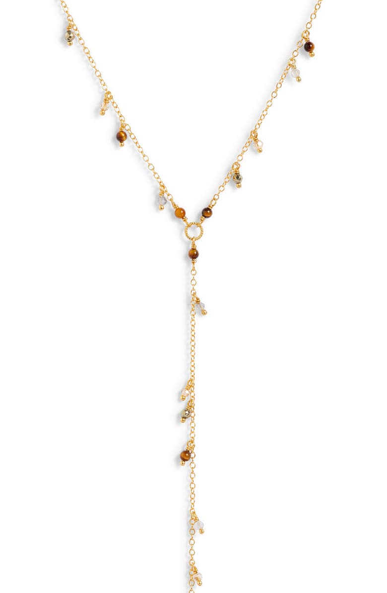 Chan Luu Tiger's Eye Mix Y-Necklace, Alternate, color, 