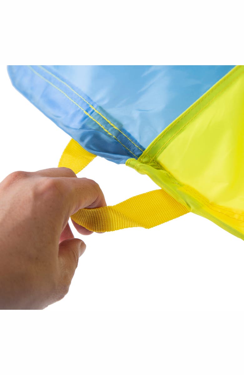 Pacific Play Tents Funchute 6-Foot Play Parachute, Alternate, color, Green Yellow Red Blue