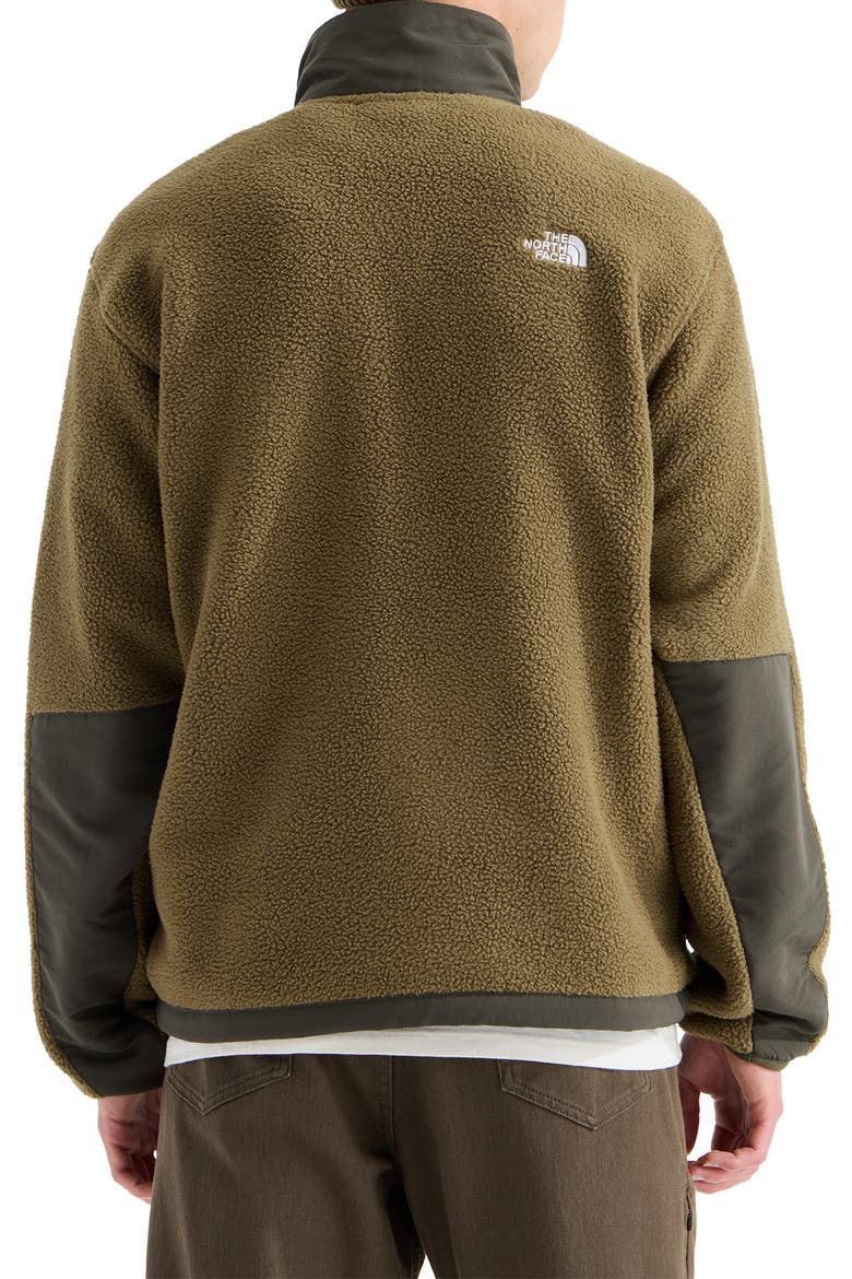 Yumiori Off Peak Recycled Fleece Half Zip Pullover, Alternate, color, CARAWAY SEED/ NEW TAUPE GREEN
