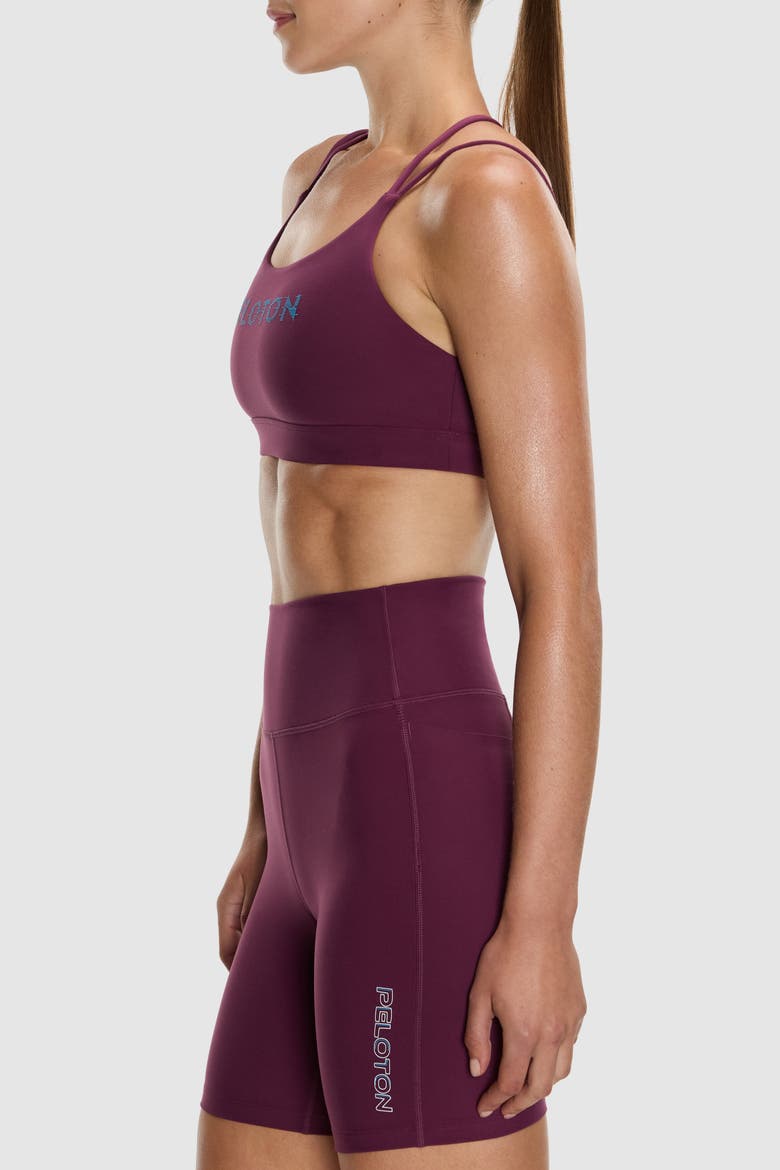 Cadent Strappy Y Back Bra, Alternate, color, Deep Plum