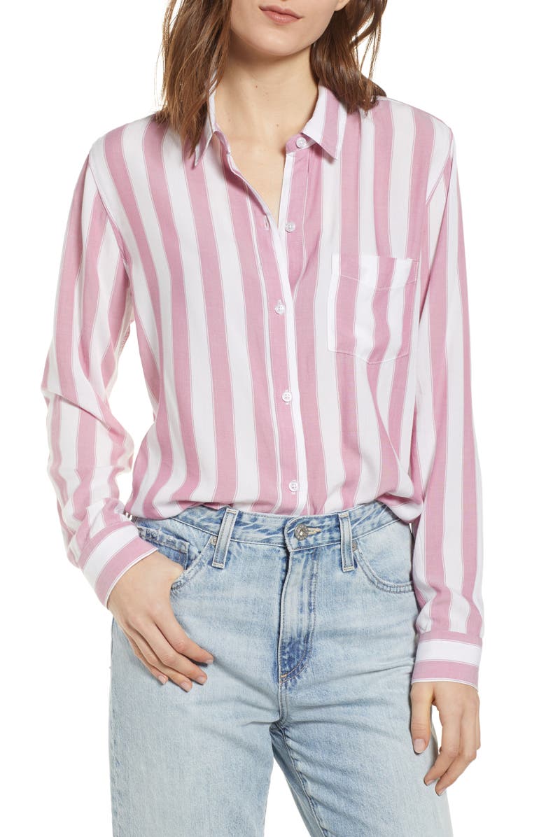Rails Dana Stripe Shirt, Main, color, 