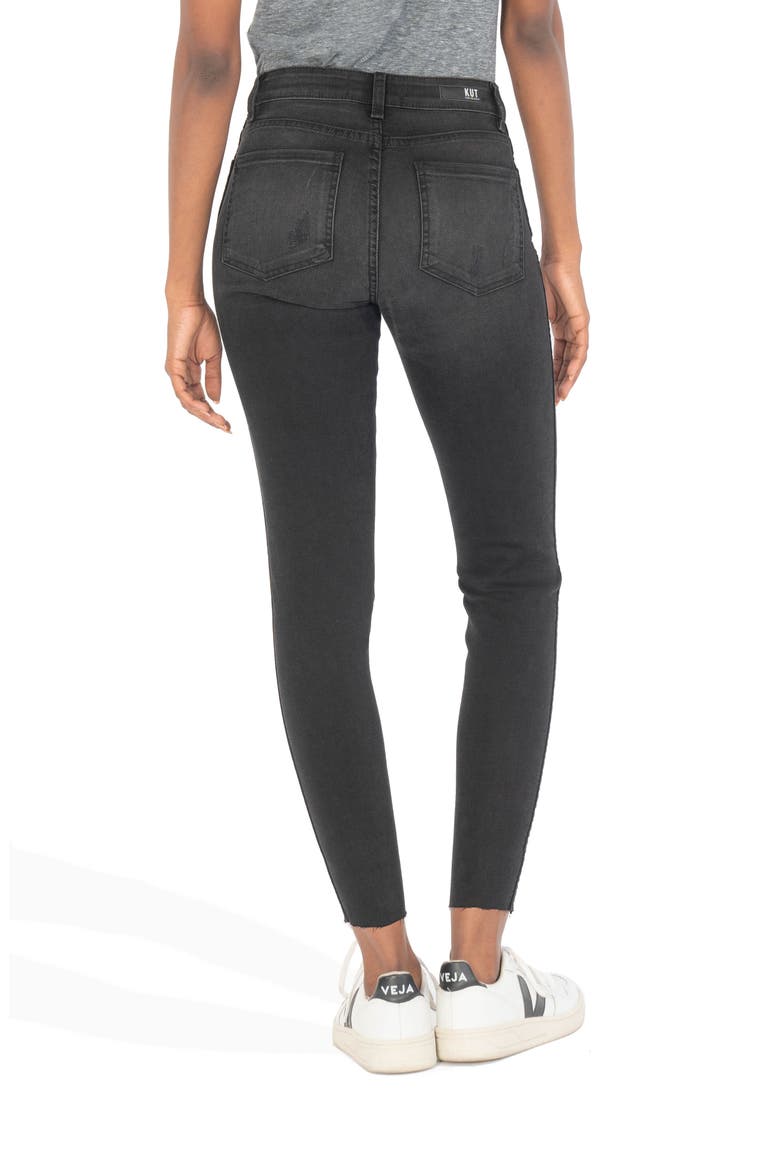 Donna Fab Ab High Waist Ankle Skinny Jeans, Alternate, color, HUNDRED