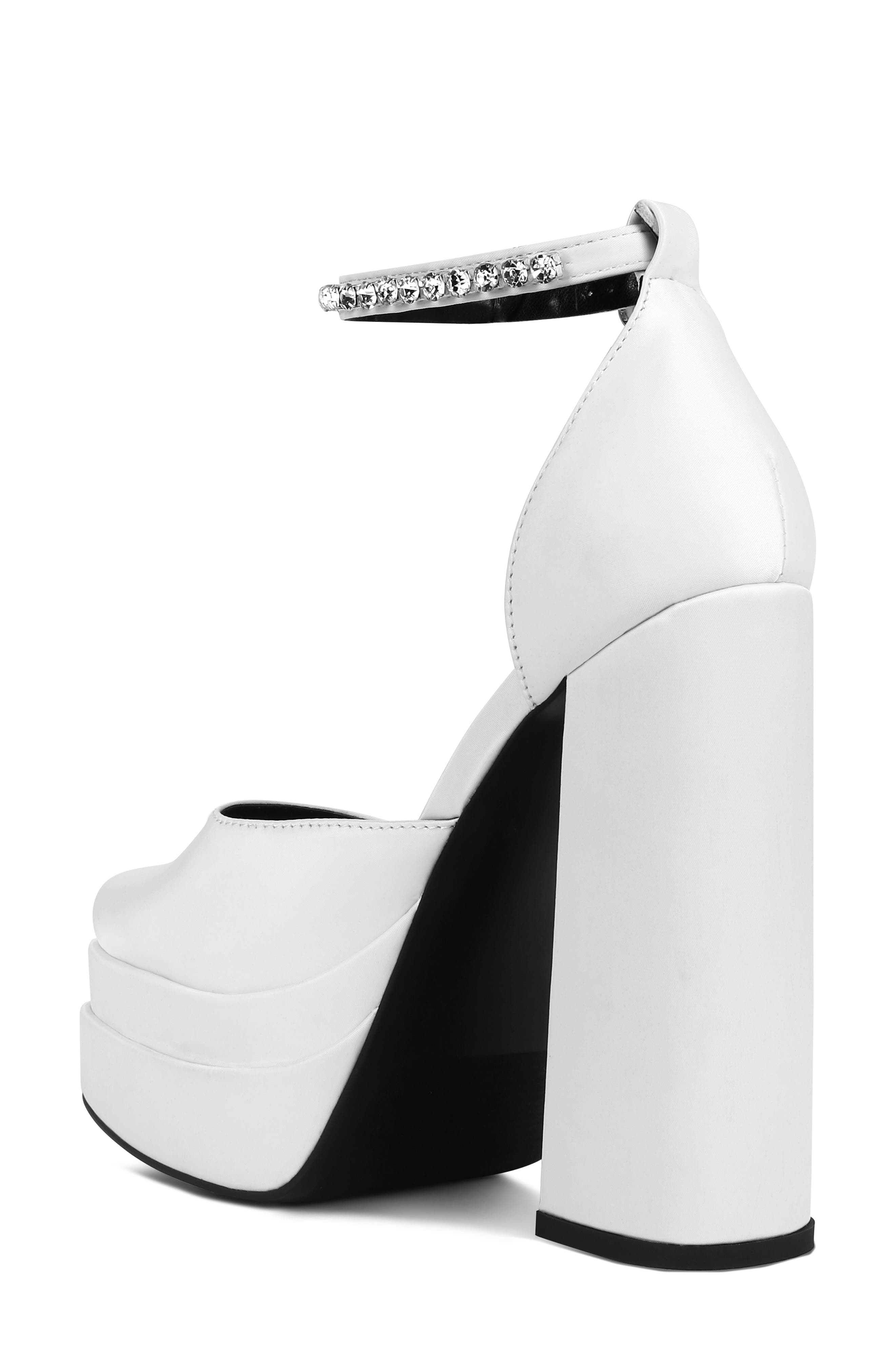 Martini Platform Pump, Alternate, color, WHITE