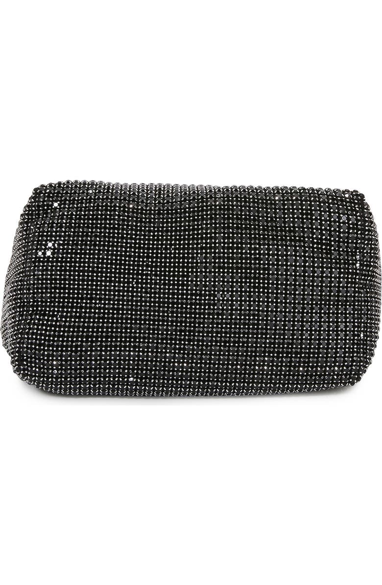 BERNESS Knotted Handle Rhinestone Bag, Alternate, color, Black