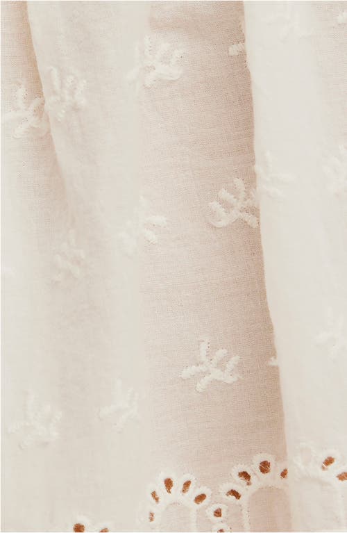 Shop Free People Marina Eyelet Tank In Clean Ivory