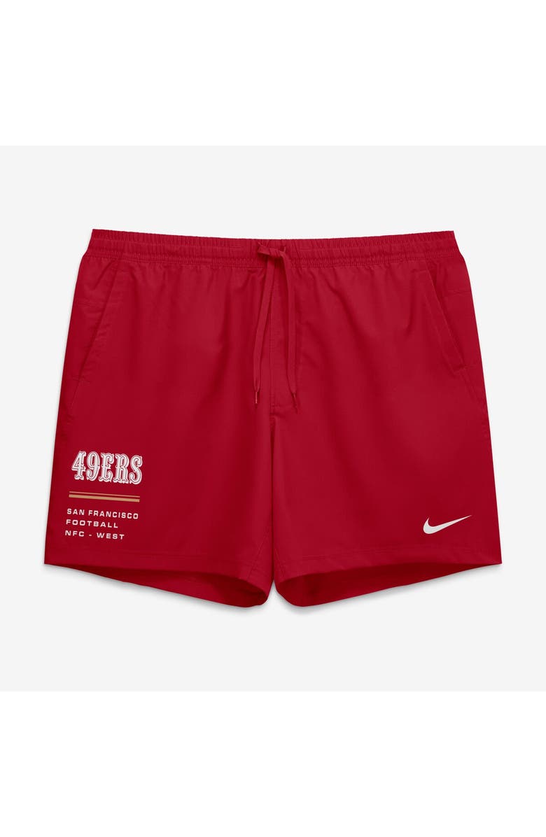 Nike Men's Nike Scarlet San Francisco 49ers Form Dri-FIT Shorts, Alternate, color, Scarlet
