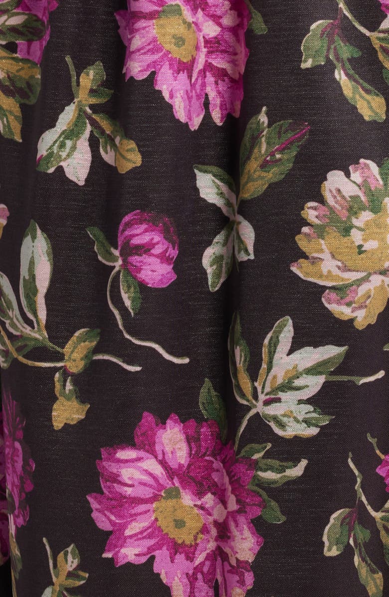 LIKELY Tessa Floral Evening Gown, Alternate, color, Black Multi