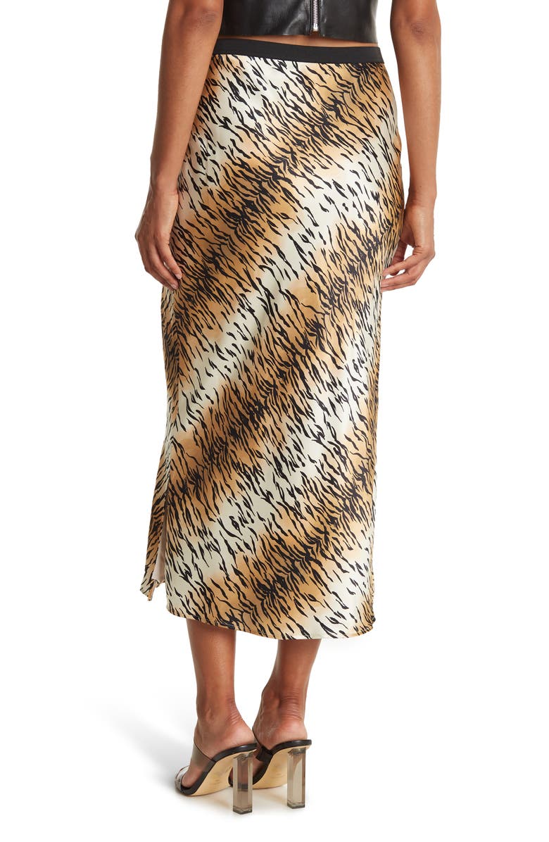 CAMI NYC The Jessica Emerald Silk Bias Midi Skirt, Alternate, color, 