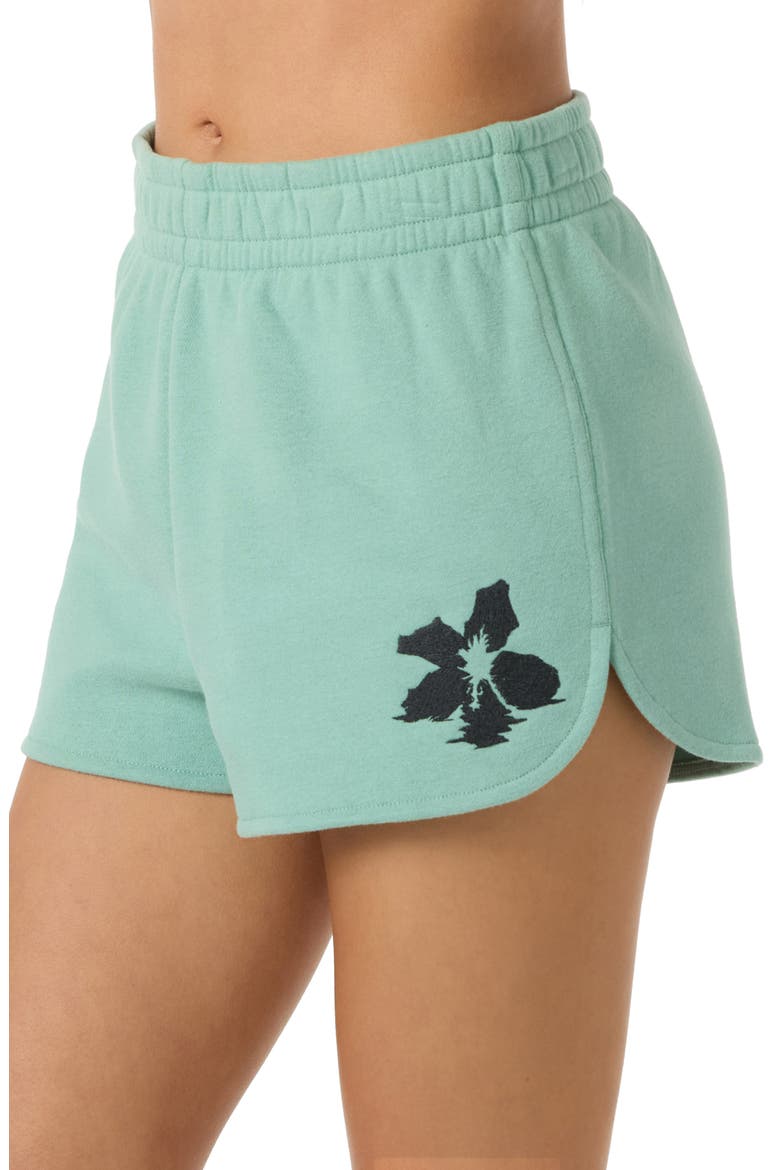 Tropic Melt Dolphin Shorts, Alternate, color, GREEN