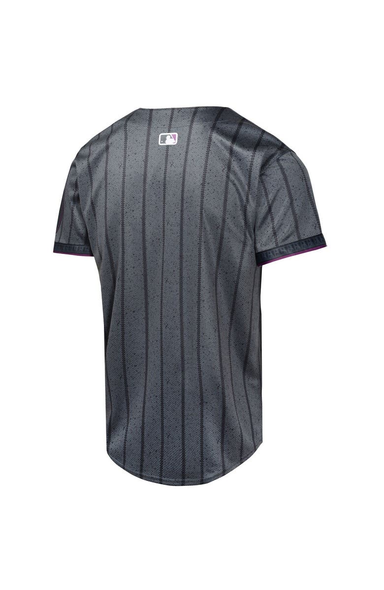 Nike Youth Nike Graphite New York Mets 2024 City Connect Limited Jersey, Alternate, color, Graphite