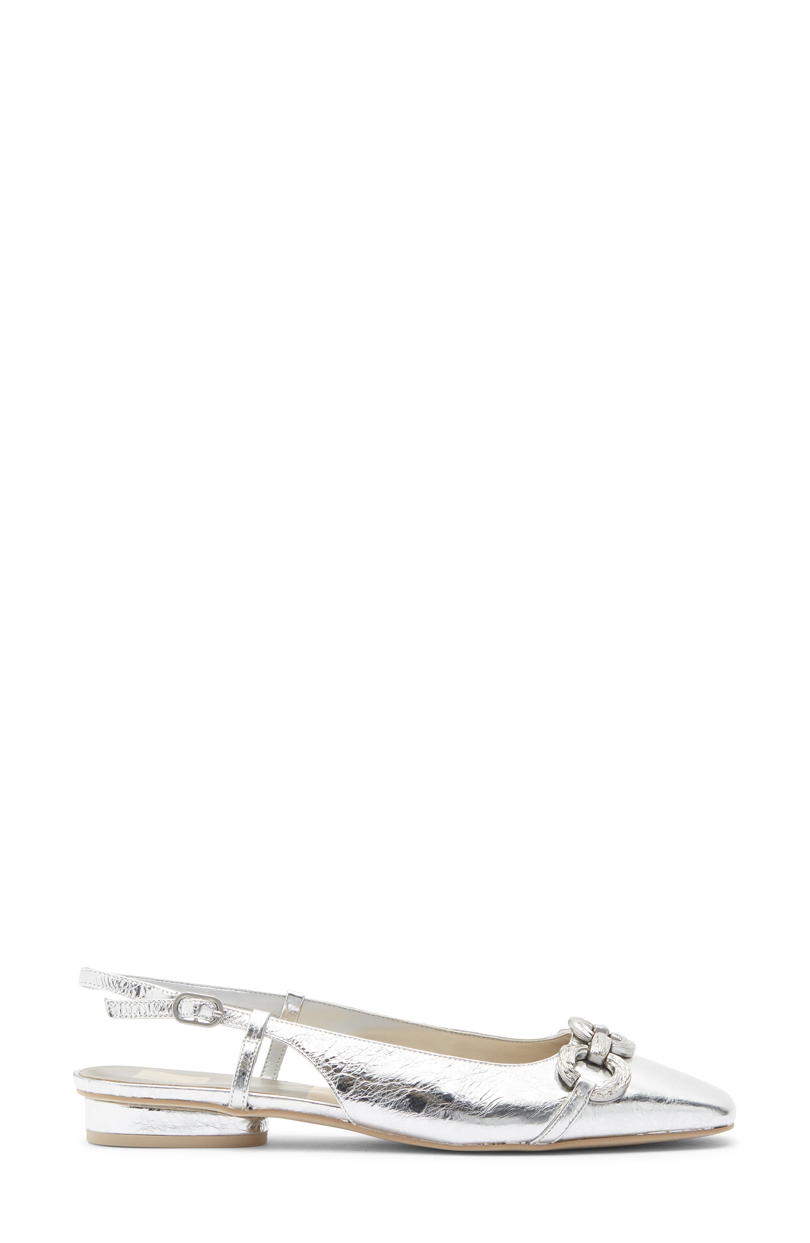 Dolce Vita Ramano Slingback Flat, Alternate, color, Silver