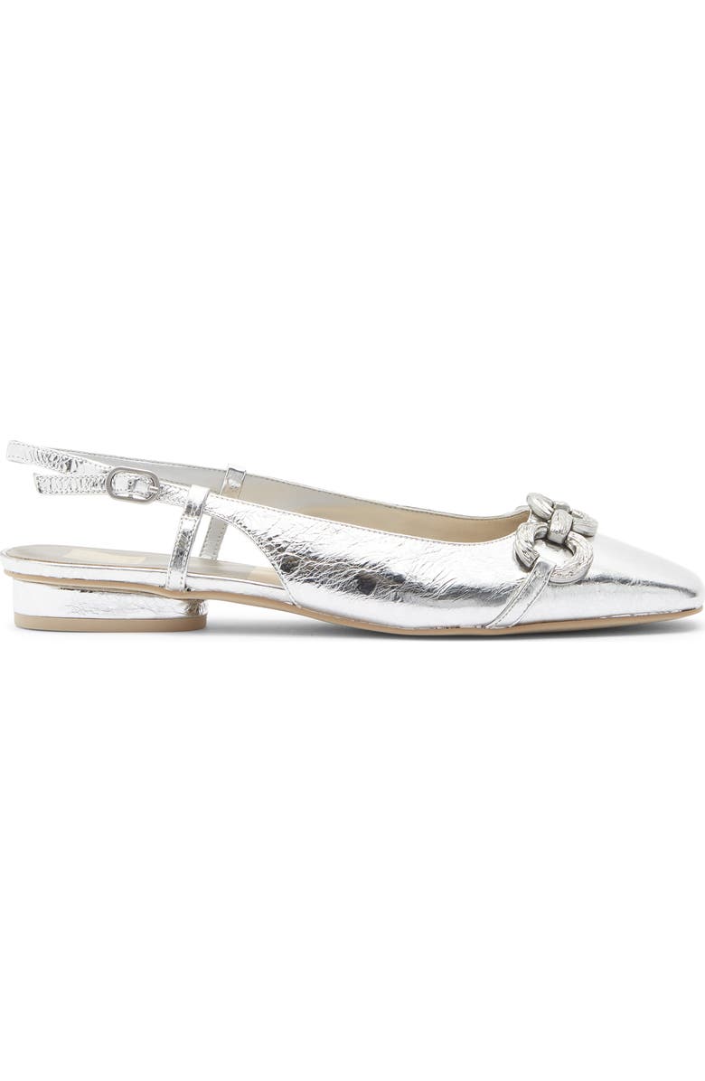 Dolce Vita Ramano Slingback Flat, Alternate, color, Silver