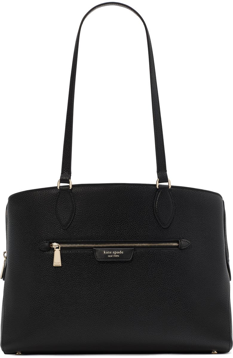 Kate Spade New York hudson pebble leather work tote, Main, color,