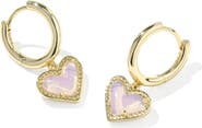 Kendra Scott Ari Heart Huggie Hoop Earrings