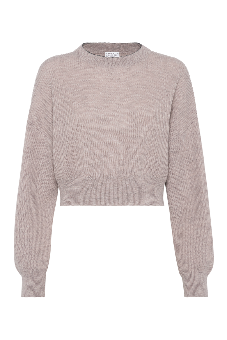 Crop sweater, Main, color, Antique Pink