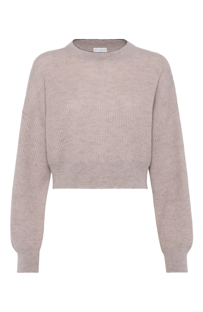 Brunello Cucinelli Crop sweater, Main, color, 