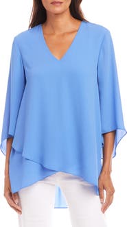 Karen Kane Asymmetrical Crepe Top