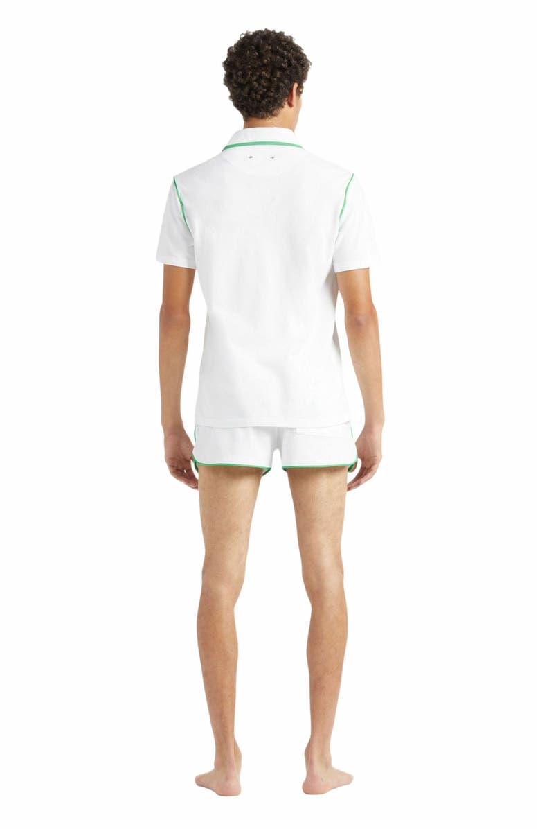 Vilebrequin Men's VBQ Line Pique Cotton Polo, Alternate, color,