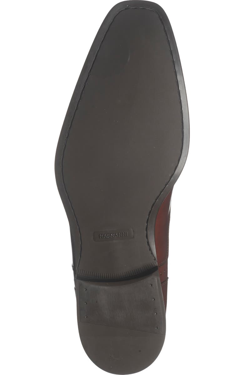 Magnanni Henio Perforated Oxford, Alternate, color, Mid Brown