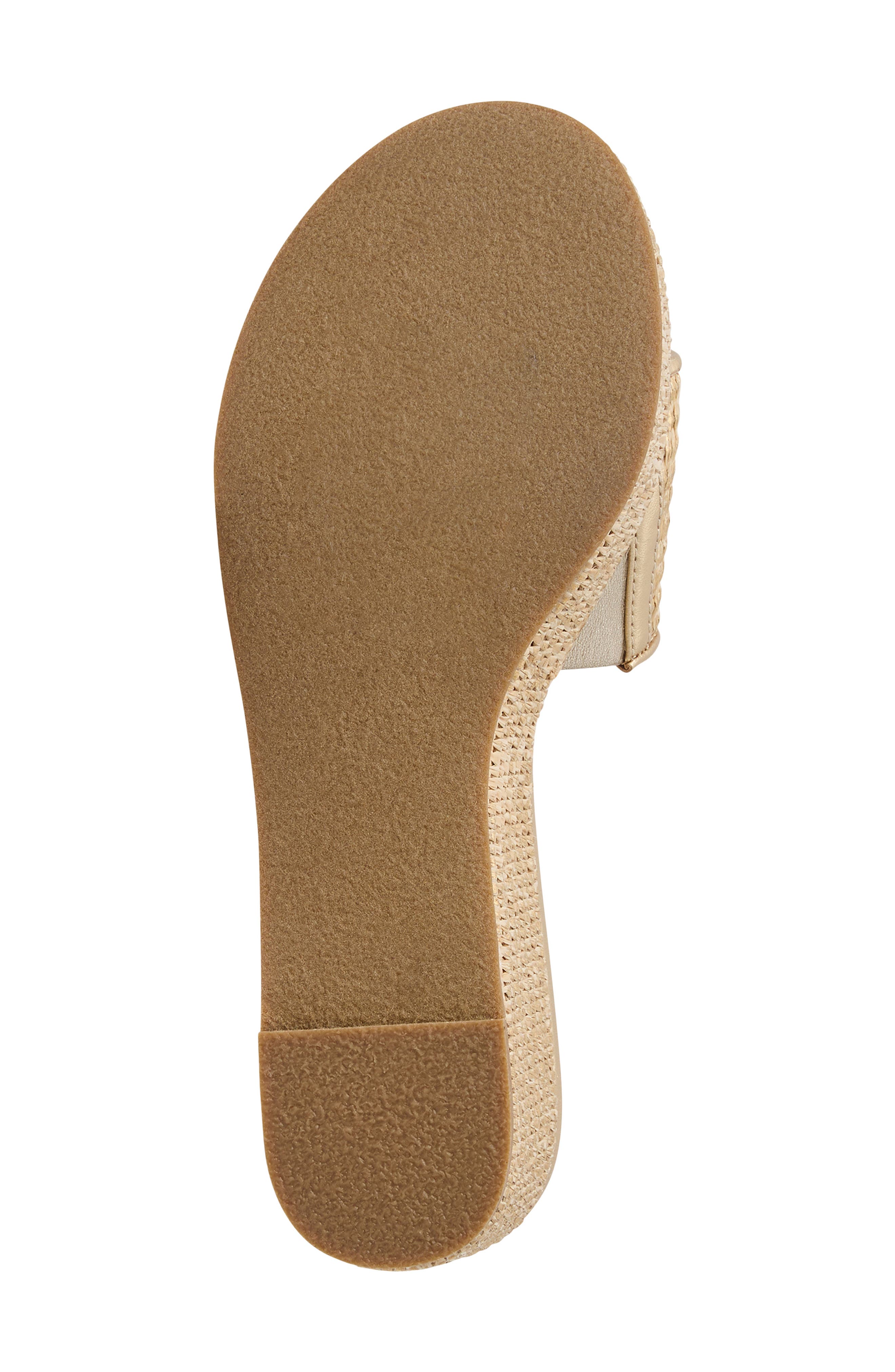 Bay Platform Wedge Sandal, Alternate, color, GOLD